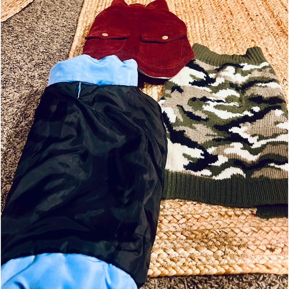 Dog clothes diapers/bowl/bed